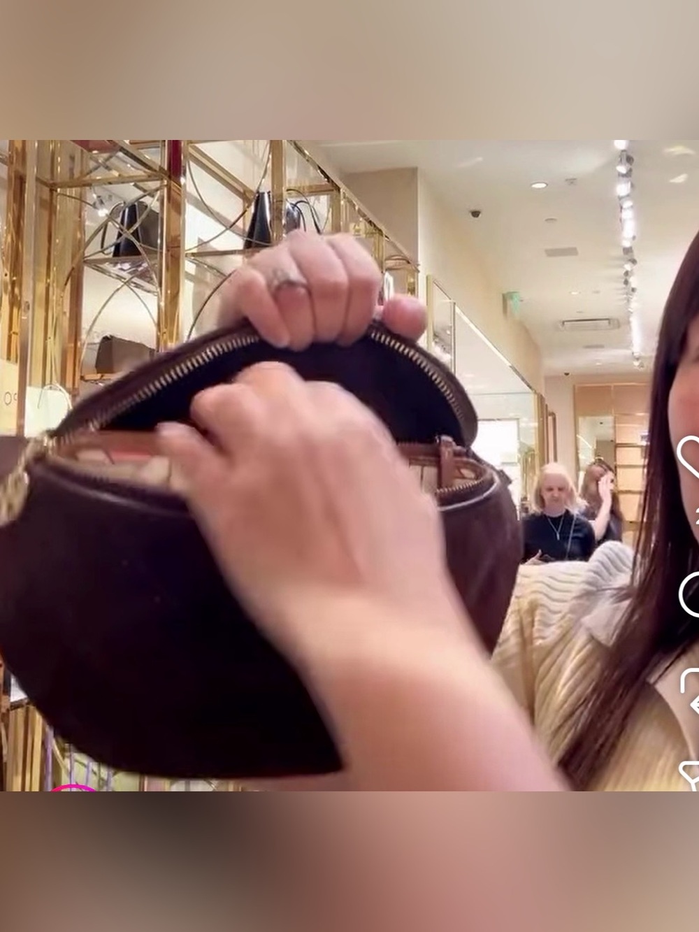 Tory Burch Willa Suede Belt Bag/crossbody  in Dark Cocoa - Picture 9 of 10